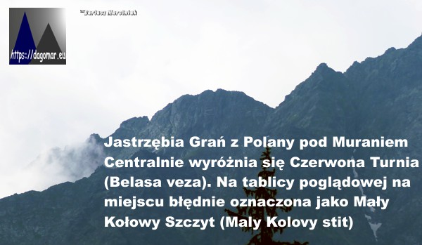 Jastrzębia Grań z Polany pod Muraniem